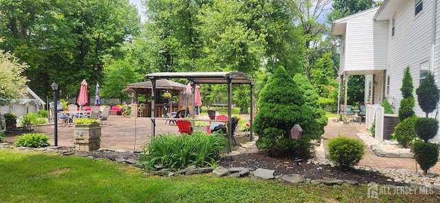 95 Gravel Hill-Spotswood Rd, Monroe, NJ 08831 - view of yard with a gazebo