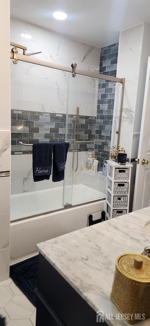 95 Gravel Hill-Spotswood Rd, Monroe, NJ 08831 - full bath with enclosed tub / shower combo and vanity