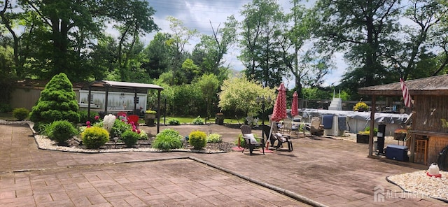 95 Gravel Hill-Spotswood Rd, Monroe, NJ 08831 - view of patio featuring view of scattered trees