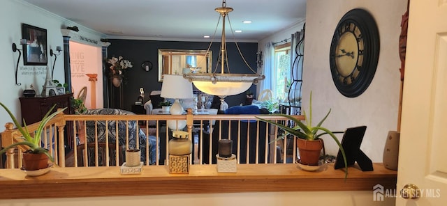 95 Gravel Hill-Spotswood Rd, Monroe, NJ 08831 - living area featuring ornamental molding