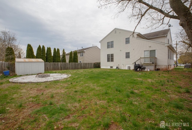 150 Montrose Ave, South Plainfield, NJ 07080 - view of yard featuring a fire pit