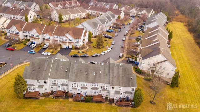 birds eye view of property featuring a residential view