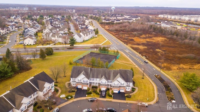 bird's eye view featuring a residential view