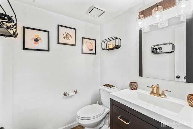 215 Kingsberry Dr, Franklin Twsp, NJ 08873 - half bathroom with toilet and vanity