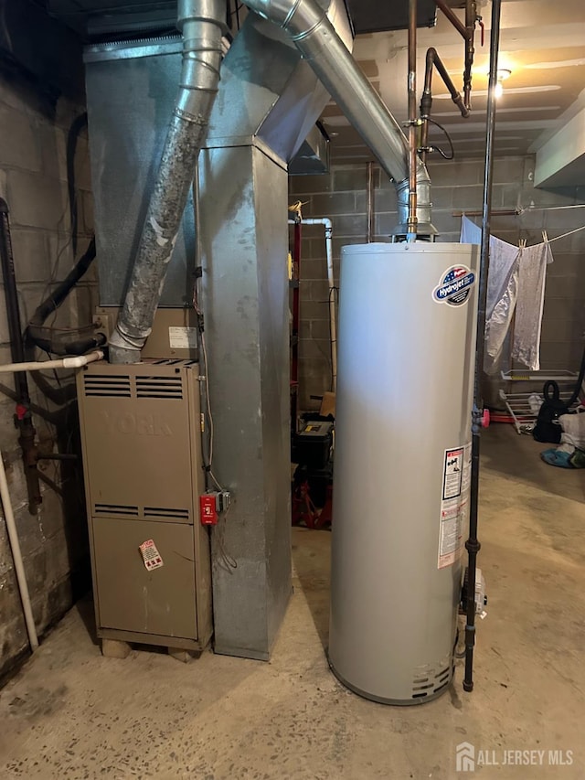 4215 Birchwood Ct, North Brunswick, NJ 08902 - utilities featuring gas water heater and heating unit
