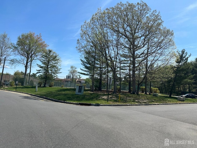 4215 Birchwood Ct, North Brunswick, NJ 08902 - view of asphalt street featuring curbs and traffic signs