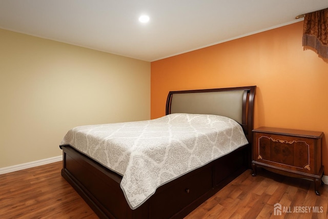 1-G Quincy Cir S, Brunswick, NJ 08810 - bedroom featuring wood finished floors, baseboards, and recessed lighting