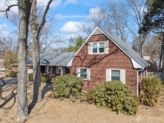 view of property exterior