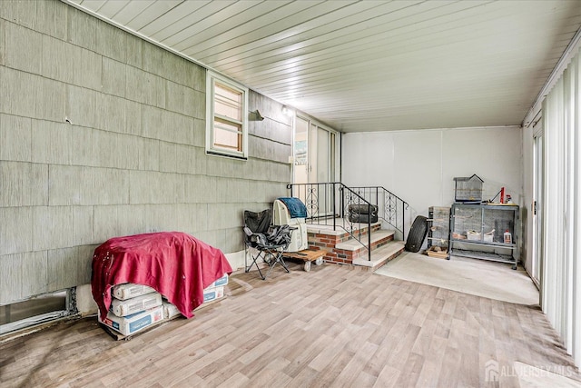 115 W Woodbridge Ave W, Iselin, NJ 08830 - below grade area with wood finished floors