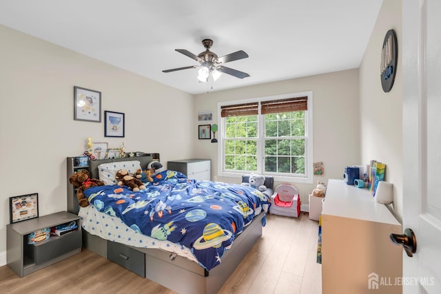 22 Daffodil Way, Old Bridge, NJ 08857 - bedroom with light wood-style floors and a ceiling fan