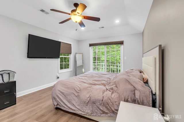 22 Daffodil Way, Old Bridge, NJ 08857 - bedroom with light wood-style flooring, recessed lighting, and a ceiling fan