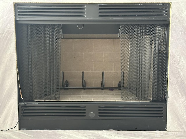 room details featuring heating unit