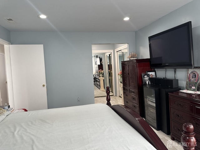 401 Jesse Way, Piscataway, NJ 08854 - bedroom with light carpet and recessed lighting