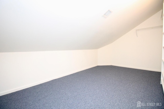 124 Chichester Rd, Monroe, NJ 08831 - bonus room with vaulted ceiling, carpet floors, and baseboards