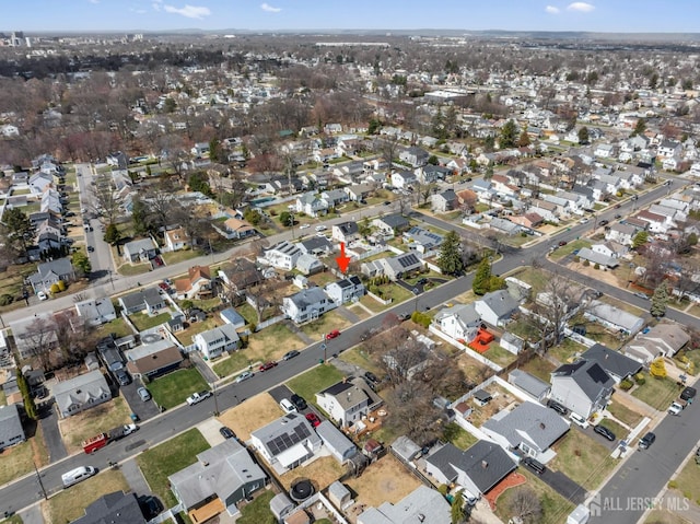 48 Columbus Ave, Edison, NJ 07008 - aerial overview of property's location with nearby suburban area