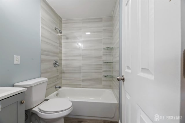 48 Columbus Ave, Edison, NJ 07008 - full bath with vanity, shower / washtub combination, and toilet