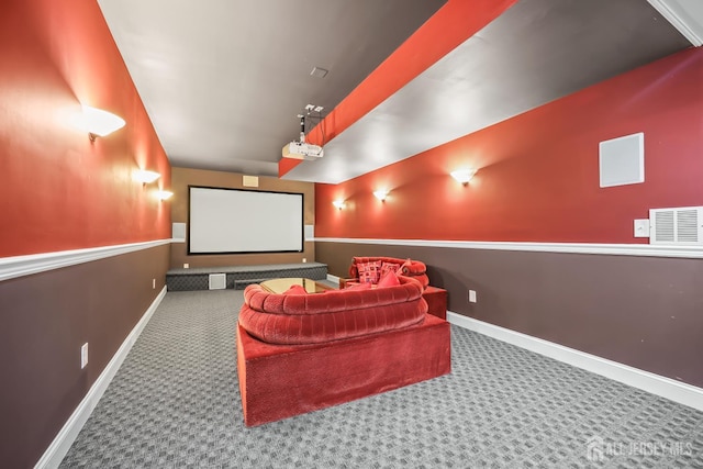 1004 Antoinette Dr, Monroe, NJ 08831 - carpeted cinema room featuring baseboards