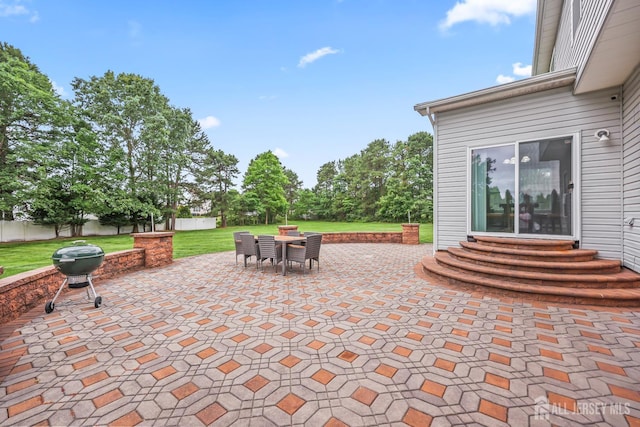 1004 Antoinette Dr, Monroe, NJ 08831 - view of patio featuring entry steps, area for grilling, and outdoor dining space