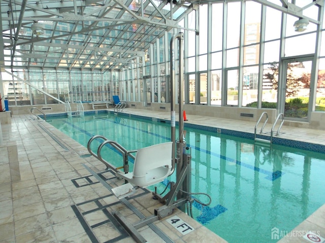 1 Spring St Unit 1205, New Brunswick, NJ 08901 - indoor pool with a patio area