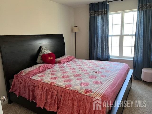 bedroom with carpet flooring