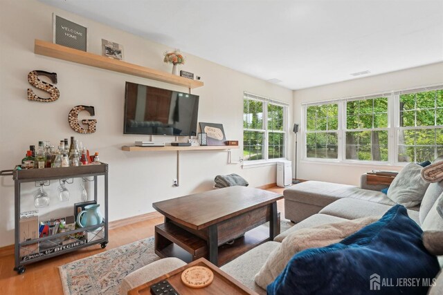 78 Pennsylvania Way N, Brunswick, NJ 08902 - living area with wood finished floors and baseboards