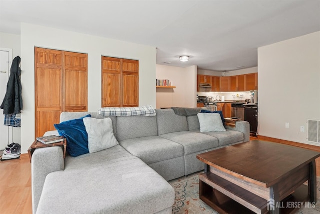 78 Pennsylvania Way N, Brunswick, NJ 08902 - living room with light wood finished floors