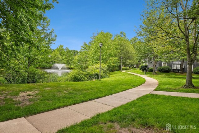 78 Pennsylvania Way N, Brunswick, NJ 08902 - view of community with a water view and a lawn