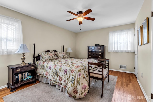 6 Onondaga St, Old Bridge, NJ 08857 - bedroom featuring wood finished floors, baseboards, and a ceiling fan