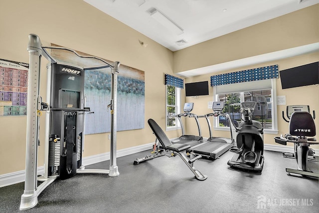 30 Grabowski Dr, Sayreville, NJ 08859 - gym featuring baseboards