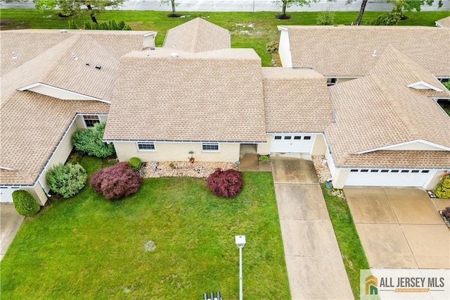 view from above of property