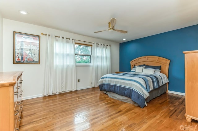 7 Sherbone Pl, Sayreville, NJ 08859 - bedroom with wood finished floors, baseboards, ceiling fan, and recessed lighting