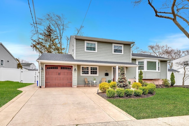 29 Dumas Rd, Old Bridge, NJ 08857 - tri-level home featuring a garage, concrete driveway, a gate, and roof with shingles