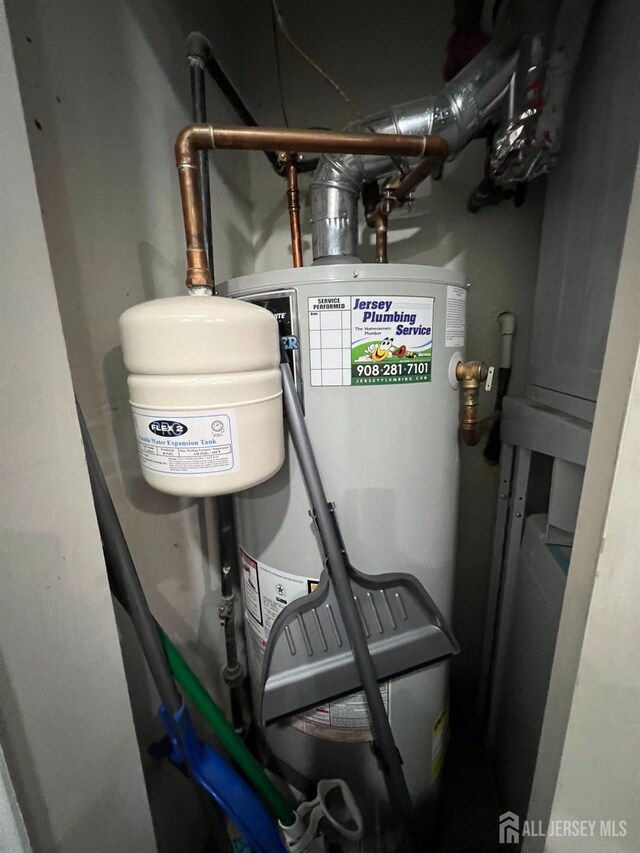 354 Burdock Ct, Readington, NJ 08887 - utility room featuring gas water heater