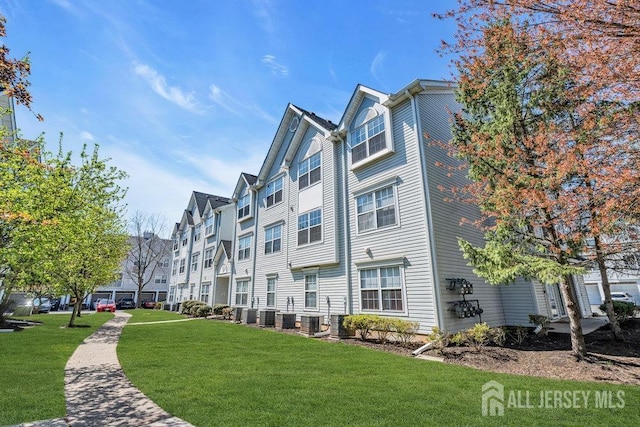 46 Prestwick Way, Edison, NJ 08820 - view of property featuring central AC unit