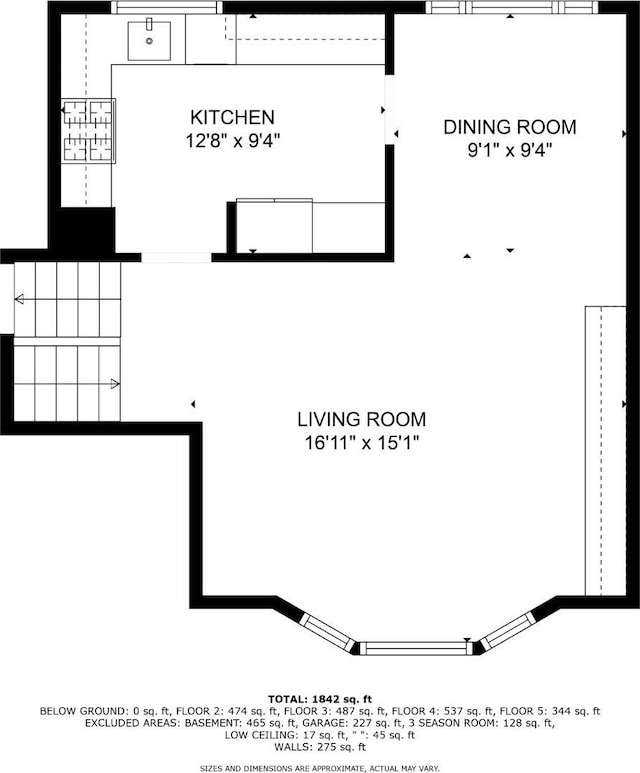 117 Osceola Ave, Middlesex, NJ 08846 - view of home floor plan