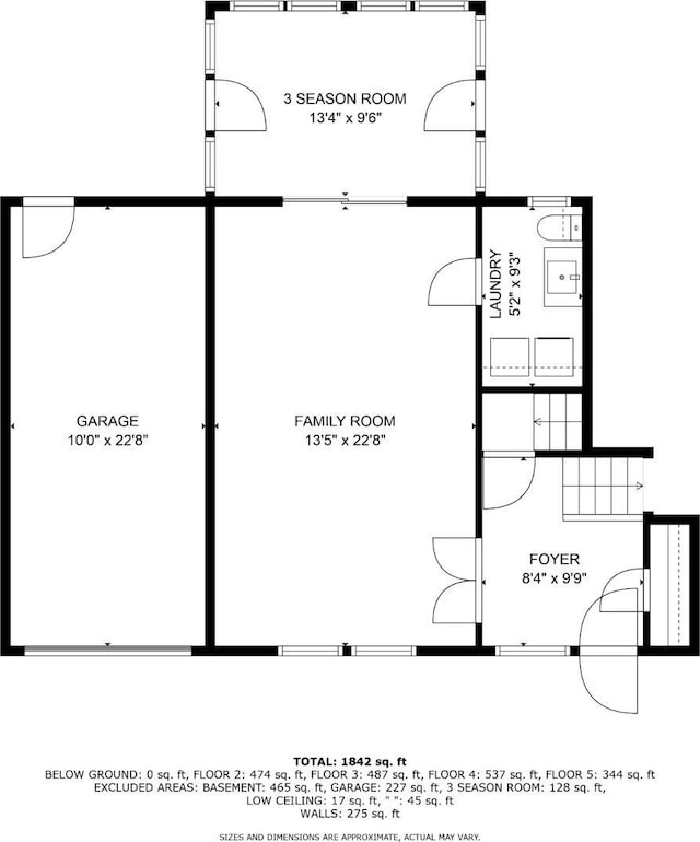 117 Osceola Ave, Middlesex, NJ 08846 - view of property floor plan