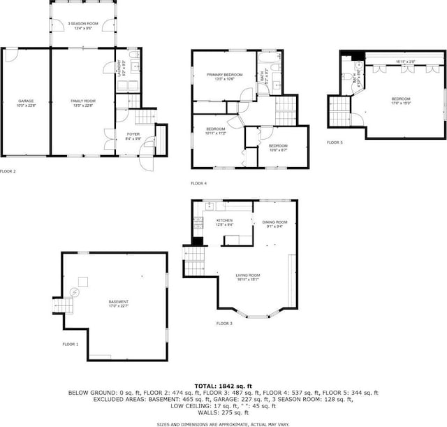 117 Osceola Ave, Middlesex, NJ 08846 - view of floor plan / room layout