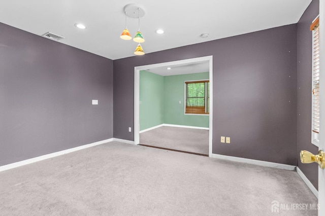 6 Highland Ave, Piscataway, NJ 08854 - unfurnished room with carpet, baseboards, and recessed lighting