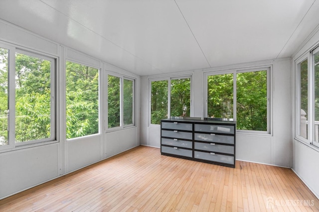 6 Highland Ave, Piscataway, NJ 08854 - unfurnished sunroom featuring hardwood / wood-style flooring and a deck