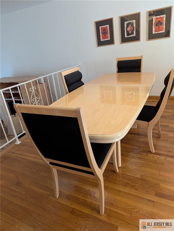 41 Village Rd, Sea Bright, NJ 07760 - dining space with wood finished floors