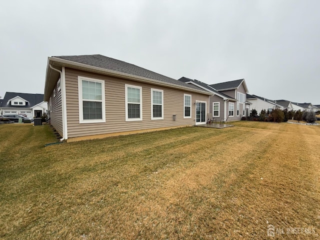 43 Starlight Dr, Monroe, NJ 08831 - back of house featuring a yard, a patio area, and central air condition unit
