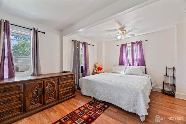 203 Lincoln Blvd, Middlesex, NJ 08846 - bedroom featuring light wood-style floors and a ceiling fan