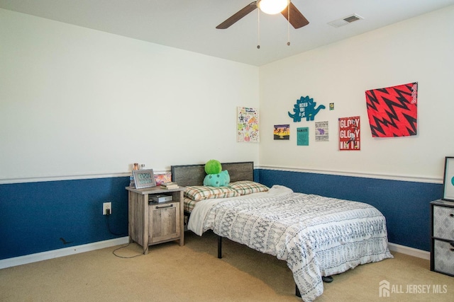 23 Keswick Cir, Monroe, NJ 08831 - carpeted bedroom featuring baseboards and ceiling fan