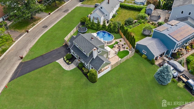 11 Stockton Rd, New Brunswick, NJ 08901 - aerial view of a pool