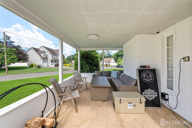 11 Stockton Rd, New Brunswick, NJ 08901 - view of patio / terrace with an outdoor hangout area