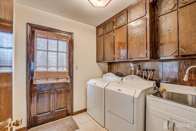 31 Riverview Ter, Hillsborough, NJ 08844 - washroom featuring washer and dryer, light tile patterned flooring, and cabinet space