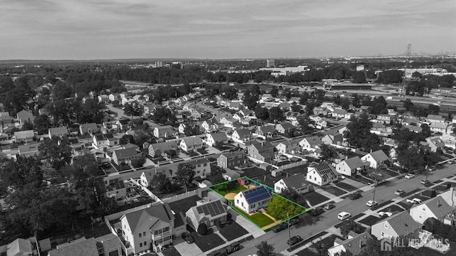 86 Lawrence St, Fords, NJ 08863 - aerial view of residential area with property parcel outlined