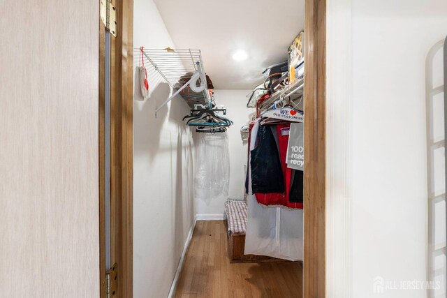 86 Lawrence St, Fords, NJ 08863 - walk in closet with wood finished floors