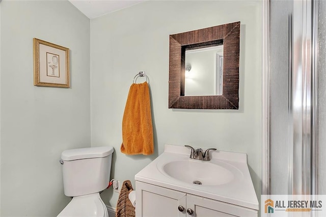 77 Navesink Ave, Middletown, NJ 07748 - bathroom with vanity and toilet