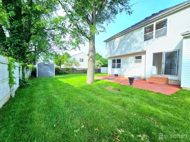 53 Perilli Dr, Hamilton, NJ 08610 - view of yard featuring a patio and entry steps